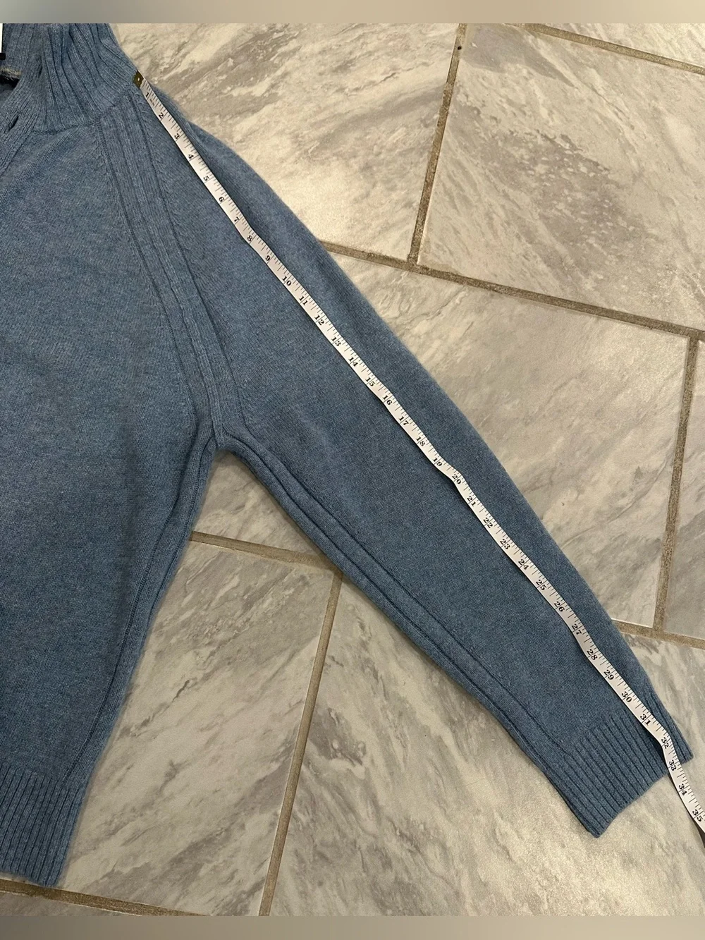 NWT Banana Republic Mens Italian Yarn Wool Pullover Knit Sweater Size XL Blue